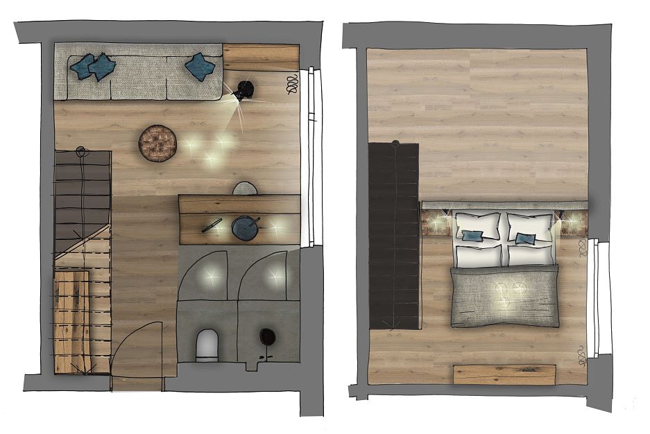 Grundriss Galerieloft FREI.GEIST, Kraftalm